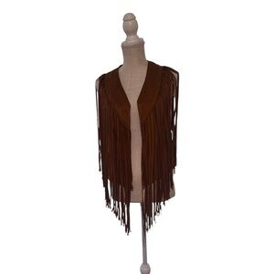 Umgee  
Vest with fringe 
Super cute